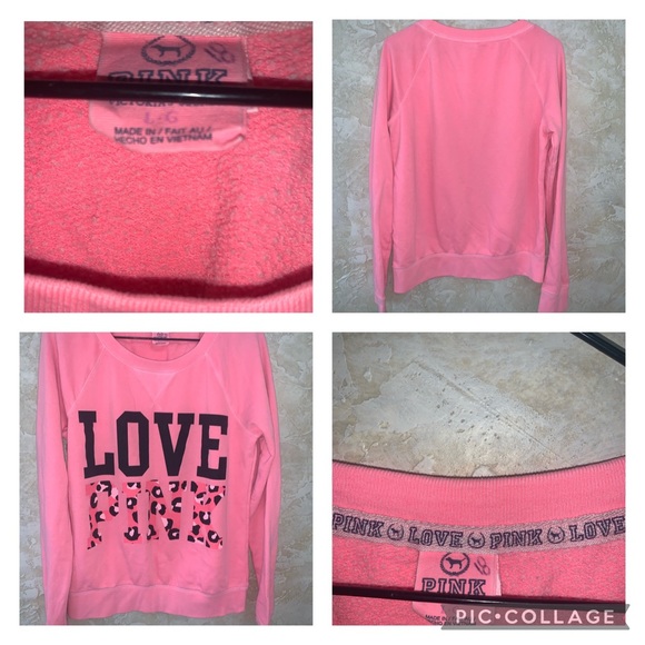 Bundle lot of (7) Vintage PINK Victoria’s Secret Shirts size XS sweater is L - Picture 6 of 7